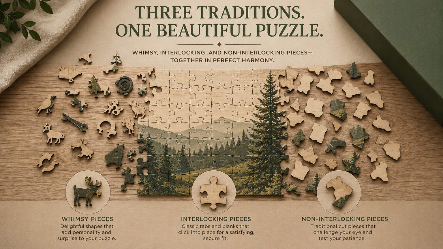 The Evergreen Difference: Three Puzzle Styles, One Unique Experience