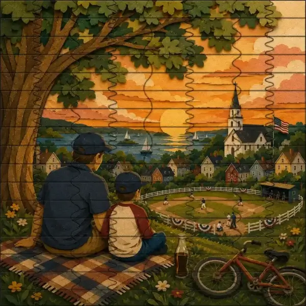 Opening Day Baseball | Premium Wooden Jigsaw Puzzle
