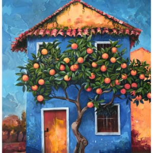 Evergreen Orange Tree Paradise | Premium Wooden Jigsaw Puzzle - Image 2